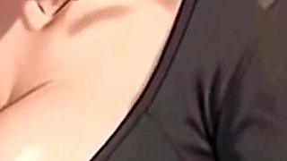 Waifu Secretary POV - White Hair GILF & Brunette Office Close-up Teasing