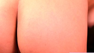 Tiny stepsister teen teases perv stepbro until he fucked her