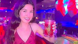Straight From The Dance Floor To The Toilet Sex With A Stranger In Nightclub Restroom Anal And Swallowing Cum With Katty West