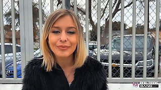 Real Teens - Short Haired Teen Minxx Marley Fingers Herself In Alleyway Before Rough Sex Back Home
