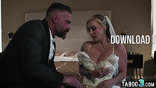 Chubby blonde MILF bride to be fucked