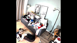 All Natural Big Tits Long Legs Fitness Teacher Came for Try on Turned Into Softcore Porn Casting