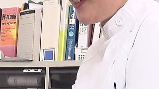 Dr. Koharu Shows You Her Smelly Feet to Help with Your Erection