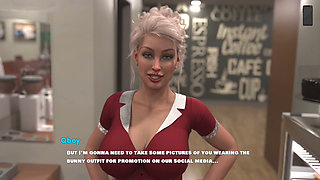 A Maid's Sexy Pose for a Banner Ad.- MILF Obsession - E51