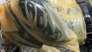 Mistressae & Miss Lilly: Latex Bedroom Foursome Edging Session