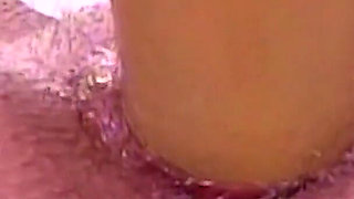 This Is How This Gal Prepares Herself to Masturbate with a Giant Dildo