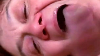 Grandmother lets muscular step grand son with big cock fuck her