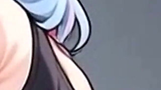 Waifu Secretary POV - Latina & Colored Hair Office Close-up Teasing