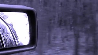 Blonde Bombshell Teases with Cock in Luxury Car