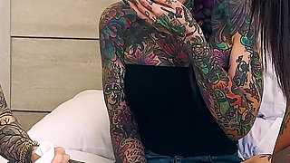 Three Girls in a Nonstop Sneezing Fit: Mars Solo, Inked2plz, Andi Wild