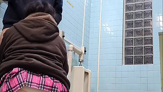 Smartphone photography public toilet