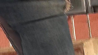 Jeans Piss Orgasm! When the Bladder Is Full to the Brim!