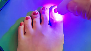 Chinese/foot/footfetish/footworship/nailpolish/toes/nailfetish/arch