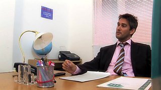 Chubby Blonde MILF Bobbi Eden Sucks Steve Hoopers Dick in His Office