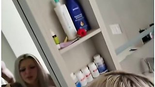 Blonde Big Tits Toilet Blow Job & Creampie W/ Big Dick Amateur Pov Mckala Noelle & Lex Valentino