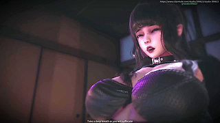 B032 a Man Is Shrunk by Two Beautiful Women and Used as a Dildo and Piston. Man Swallowed by Vagina