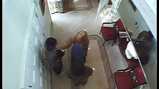 Blonde Whore Slammed by a Big Black Cock