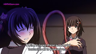 Tentacle Monster Ravages Schoolgirls in Steamy Hentai Orgy