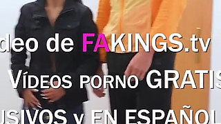 Mixed Race Petite Slut Fucks Two Big Jocks. Lore Hot, Asian Colombian Exhibitionist on Fakings