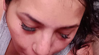 Sensual Blowjob: Cuckold Wife Can't Go Without a Cock.