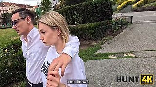 Blonde Stranger Fucks Couple in Hot POV Cuckold Sex - HD 1080p