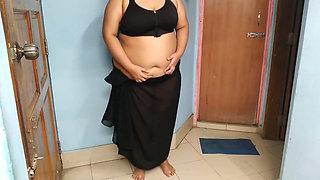 The Maid Sexually Excited and Shaking Her Big Ass, Suddenly Saw the Owner's Stepson and Fucked Her - Amateur