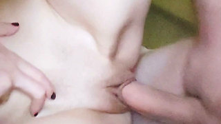 Tight Pussy Stretched and Filled by Fat Cock