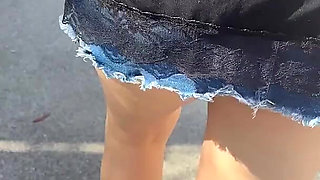 Micro Skirt and Exhib in Car and City