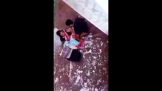 Desi Indian mommy and son-in-law affair catch in camara