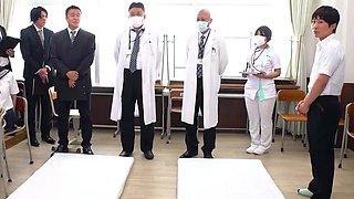 Lovely Asian doll enjoy smutty group sex