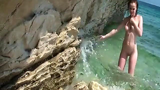 908 Dominique Bikiny and Play with Water