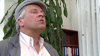 Passionate Secretary Has Hot Number with the Janitor in the Office