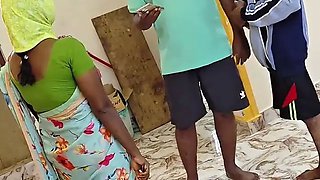 A Teacher Fucked by StepFather and Stepson