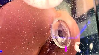 Wet and wild solo masturbation session with teen vixen
