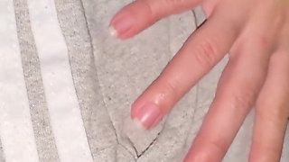 She Lets a Stranger Touch Her Ass and She Grabs His Hard Cock