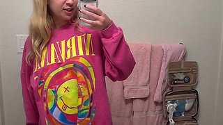 Peeing in My Best Friend’s Toilet! Ready for a Fun Weekend in Houston!!