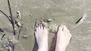 Beach Feet Teasing