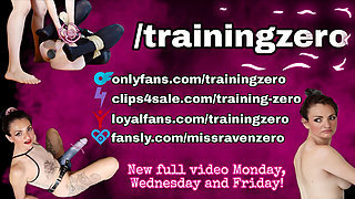 Training Zero Femdom Ball Crushing Tease & Denial Ballbusting CBT