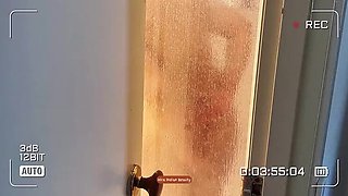 Step Mom Big Ass Shower Show - Caught Step Son Peeping & Seduced Him Nude