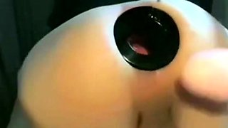 Sissy Gaping Hole Stretched and Fucked by Sex Toy