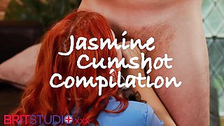 Cumshot compilation sex with delightful Jasmine Brooks from Brit Studio