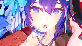 Honkai Impact - Seele Vollerei BBC Rough Sex - 3D Hentai Animations