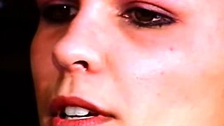 Blonde tight pussy babe solo toy fun in glamour masturbation