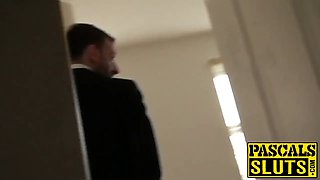 Blondie british tramp drilled insanely hard by dom in classy suit