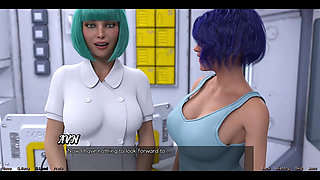 Stranded in Space - Blue Haired MILF Want Threesome with Me & Hot Busty Doctor