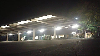 Risky sex in an empty parking lot!