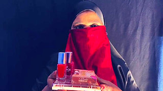 Desi Hijab Big Milk Sales Girl Leashed