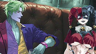 Harley Quinn Fucks and Sucks the Joker. Gothic Crime Story