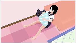 Car Toon And Hentai Anime - Mia Anime High Shool Girl Gravure In Her Rooms.a Sailor School Uniform