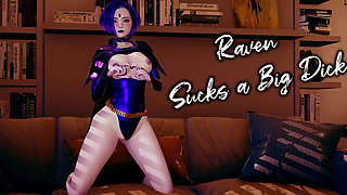 Raven Sucks a Big Dick L 3D Uncensored Hentai